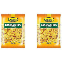 Pack of 2 - Anand Banana Chips Salted - 6 Oz (170 Gm)