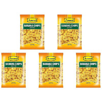 Pack of 5 - Anand Banana Chips Salted - 6 Oz (170 Gm)