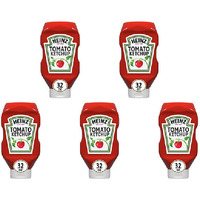 Pack of 5 - Heinz Tomato Ketchup - 2 Lb (907 Gm)
