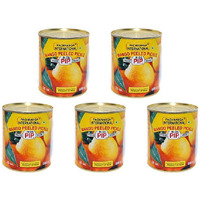 Pack of 5 - Pachranga Foods Mango Peeled - 750 Ml (800 Gm)