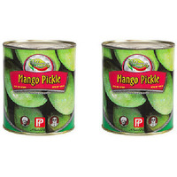 Pack of 2 - Pachranga Foods Mango Pickle Unpeeled - 750 Ml (800 Gm) [50% Off]