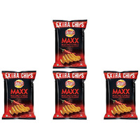 Pack of 4 - Lay's Maxx Macho Chilli Flavour Chips - 56 Gm (1.97 Oz)