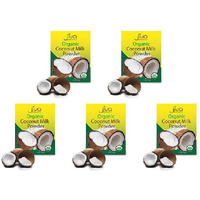 Pack of 5 - Jiva Organics Organic Coconut Milk Powder - 150 Gm (5.2 Oz)