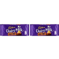 Pack of 2 - Cadbury Dairy Milk Chocolate Whole Nut - 180 Gm (6.4 Oz)