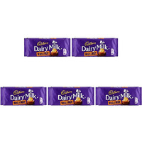 Pack of 5 - Cadbury Dairy Milk Whole Nut - 180 Gm (6.4 Oz)