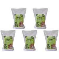 Pack of 5 - Jiva Organics Organic Jowar Flour - 2 Lb (908 Gm)