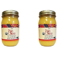 Pack of 2 - Jiva Organics Organic Pure Ghee - 236.6 Ml (8 Fl Oz)