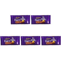 Pack of 5 - Cadbury Dairy Milk Chocolate Whole Nut - 120 Gm (4.2 Oz)