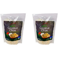 Pack of 2 - Jiva Organics Organic Coconut Chips - 340 Gm (12 Oz)