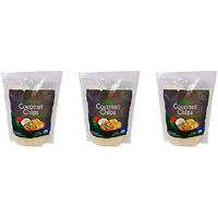 Pack of 3 - Jiva Organics Organic Coconut Chips - 340 Gm (12 Oz)
