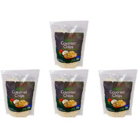 Pack of 4 - Jiva Organics Organic Coconut Chips - 340 Gm (12 Oz)