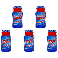 Pack of 5 - Eno Fruit Salt Regular - 100 Gm (3.5 Oz)