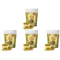 Pack of 4 - Jiva Organics Organic Moong Whole - 2 Lb (908 Gm)