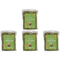 Pack of 4 - Jiva Organics Organic Cardamom Green - 100 Gm (3.5 Oz)