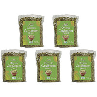 Pack of 5 - Jiva Organics Organic Cardamom Green - 100 Gm (3.5 Oz)
