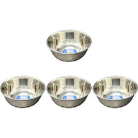 Pack of 4 - Super Shyne Stainless Steel Mini Bowl - 3 Inch