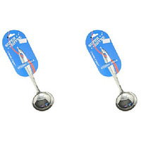 Pack of 2 - Super Shyne Stainless Steel Short Ladle