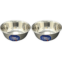 Pack of 2 - Super Shyne Stainless Steel Wide Mouth Bowl - 4.25 Inch