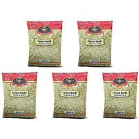 Pack of 5 - Deep Fennel Seeds Raw - 200 Gm (7 Oz)