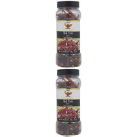 Pack of 4 - Deep Red Chilli Whole - 100 Gm (3.5 Oz)