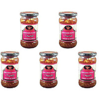 Pack of 5 - Deep Shredded Mango Chundo Pickle - 350 Gm (12.3 Oz)