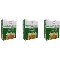 Pack of 3 - Deep Green Chili Khichiya - 200 Gm (7 Oz)