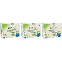 Pack of 3 - Quik Tea Lemongrass Chai - 240 Gm (8.5 Oz )