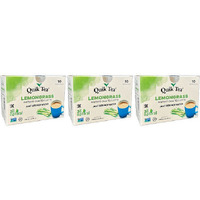 Pack of 3 - Quik Tea Lemongrass Chai - 240 Gm (8.5 Oz )