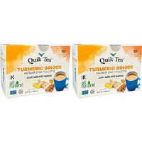 Pack of 2 - Quik Tea Turmeric Ginger Chai Latte - 240 Gm (8.5 Oz)