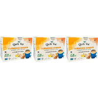 Pack of 3 - Quik Tea Turmeric Ginger Chai Latte - 240 Gm (8.5 Oz)