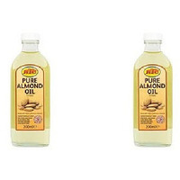 Pack of 2 - Ktc Pure Almond Oil - 200 Ml (6.76 Fl Oz)