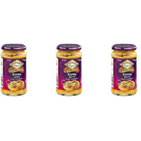 Pack of 3 - Patak's Korma Curry Simmer Sauce Mild - 15 Oz (425 Gm)