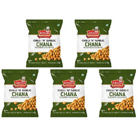Pack of 5 - Jabsons Chilli 'N' Garlic Roasted Chana Chickpeas - 140 Gm (4.94 Oz)