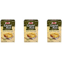 Pack of 3 - Parle Saunf Rusk With Fennel Seeds - 546 Gm (19.26 Oz)