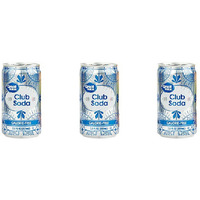 Pack of 3 - Great Value Club Soda - 7.5 Fl Oz (221 Ml)