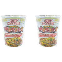 Pack of 2 - Nissin Cup Noodles Mazedaar Masala Noodle - 70 Gm (2.45 Oz)