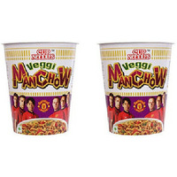 Pack of 2 - Nissin Cup Noodles Veggi Manchow - 70 Gm (2.46 Oz)