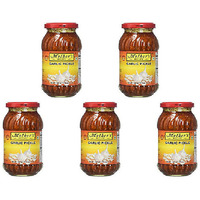 Pack of 5 - Mother's Recipe Garlic Pickle - 500 Gm (1.1 Lb)
