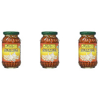 Pack of 3 - Mother's Recipe Garlic Pickle - 300 Gm (10.6 Oz) [Buy 1 Get 1 Free]