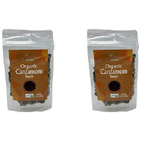 Pack of 2 - Jiva Organics Organic Cardamom Seeds - 100 Gm (3.5 Oz)