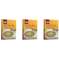 Pack of 3 - Ashoka Shahi Methi Matar Vegan Ready To Eat - 10 Oz (280 Gm)