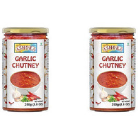 Pack of 2 - Ashoka Garlic Chutney - 250 Gm (8.8 Oz)