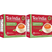 Pack of 2 - Tea India Cardamom Chai 80 Round Tea Bags - 182 Gm (6.43 Oz)