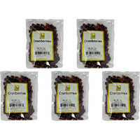 Pack of 5 - Sun Dried Cranberries - 200 Gm (7 Oz)