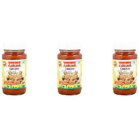 Pack of 3 - Priya Ginger Pickle Without Garlic Sweet - 300 Gm (10.6 Oz)