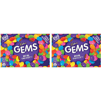 Pack of 2 - Cadbury Gems Sugar Coated Chocolate - 12.64 Gm