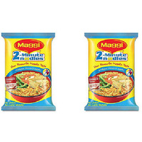 Pack of 2 - Maggi 2 Minute Noodles No Onion No Garlic - 70 Gm (2.46 Oz)