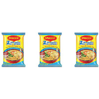 Pack of 3 - Maggi 2 Minute Noodles No Onion No Garlic - 70 Gm (2.46 Oz)