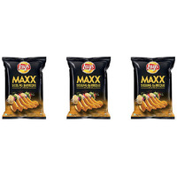 Pack of 3 - Lay's Maxx Sizzling Barbeque Flavour Chips - 56 Gm (1.97 Oz)