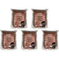 Pack of 5 - Jiva Organics Organic Rajma Chitra - 2 Lb (908 Gm)